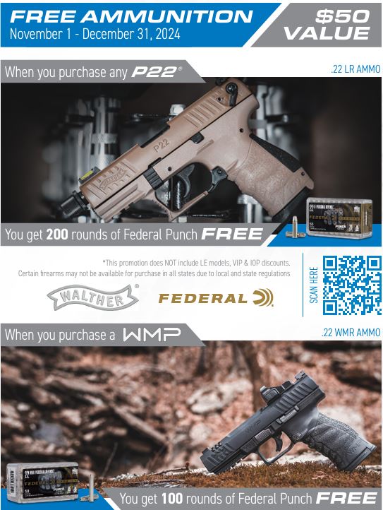 Image for news headline - Walther – Free Optic Rebate